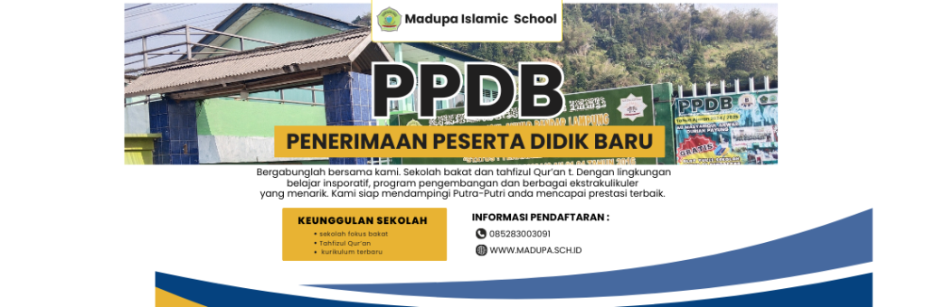 ppdb madupa islamic scholl